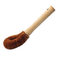 Coir Kitchen Tawashi Brush with handle Handmade By Rural Women In India