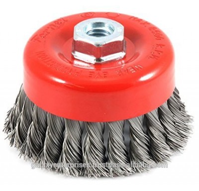 Twist Knot Wire Cup Brush